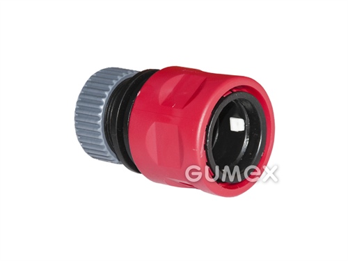 Rýchlospojka AQUA STOP na hadicu 1/2", plast